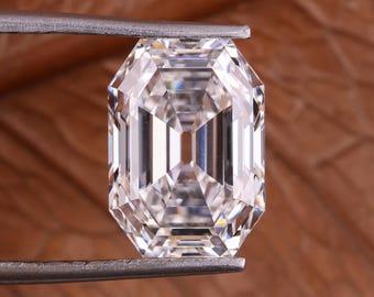 Old Mine Emerald Cut Lab Grown Diamond | 1ct to 5ct VVS2-VS1 / D-E-F CVD Diamond | IGI Certified Loose Stone for Perfect Engagement Ring