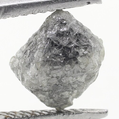 2.45 Carat /1 Pcs /Excellent Natural shops Small Size Rough Diamond Crystal Light Grey Color,Pendant Uncut Rough Diamond.8.2Mx7.9Mx7.9M, crystals