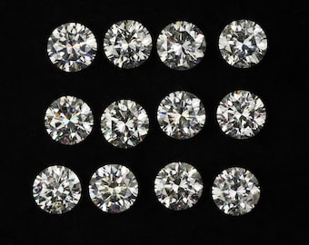 2.80mm Natural Loose Diamonds | Round Cut VS F-G Color | Earth Mined Diamond For Jewelry Making | Wholesale Bulk Supplies | 1-50 CT Lot