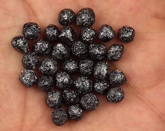 De 1 a 10 diamantes negros en bruto, diamantes negros naturales en bruto sin cortar, diamantes sueltos, diamantes libres de conflictos, piedras preciosas en bruto