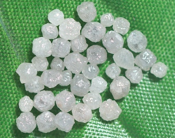 3.50-4.50 MM, White Raw Diamond For Ring, Rough Diamond, Natural Loose Diamond, Jewelry Making, Raw Diamond Earrings, Raw Uncut Diamond