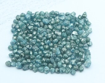 10-50 Pcs, 4-5 MM Blue Rough Diamond, Blue Raw Diamond, Uncut Diamond, Loose Blue Diamond, Conflict Free,