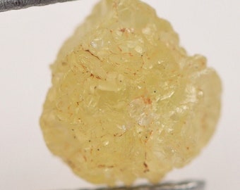 1.88 Carat , 7.4M × 6.8M × 5.6M , Yellow Uncut Rough Diamond For Engagement Ring P101