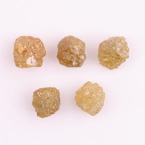 8.08 CT 6.00 - 7.00 MM Natural Yellow Raw Diamond , Raw Uncut Diamond , Rough Diamond For Making Jewellery , Diamond For Jewelry GDR267