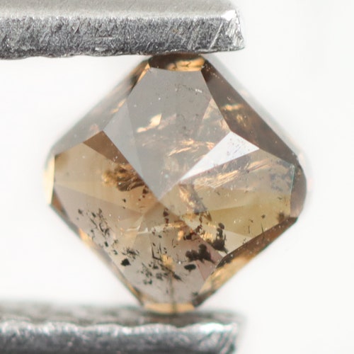 0.41 CT | 3.85X3.80X2.75 MM |Natural Loose Cushion Champagne Diamond | Cushion shops Cut Diamond |Cushion Shape Diamond | Rustic Diamond GDR297