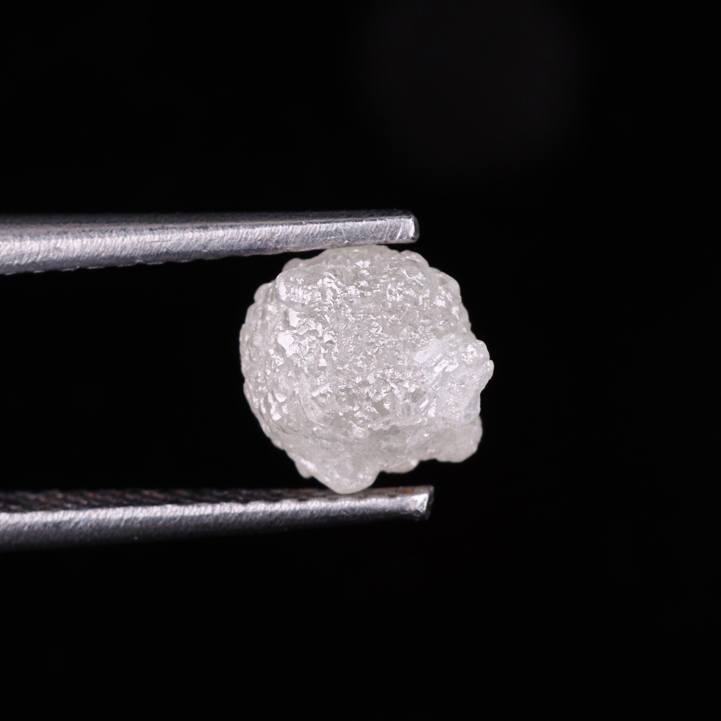 2.26 CT | 7.30X7.10X6.1O MM | Natural White Rough Diamond | White
