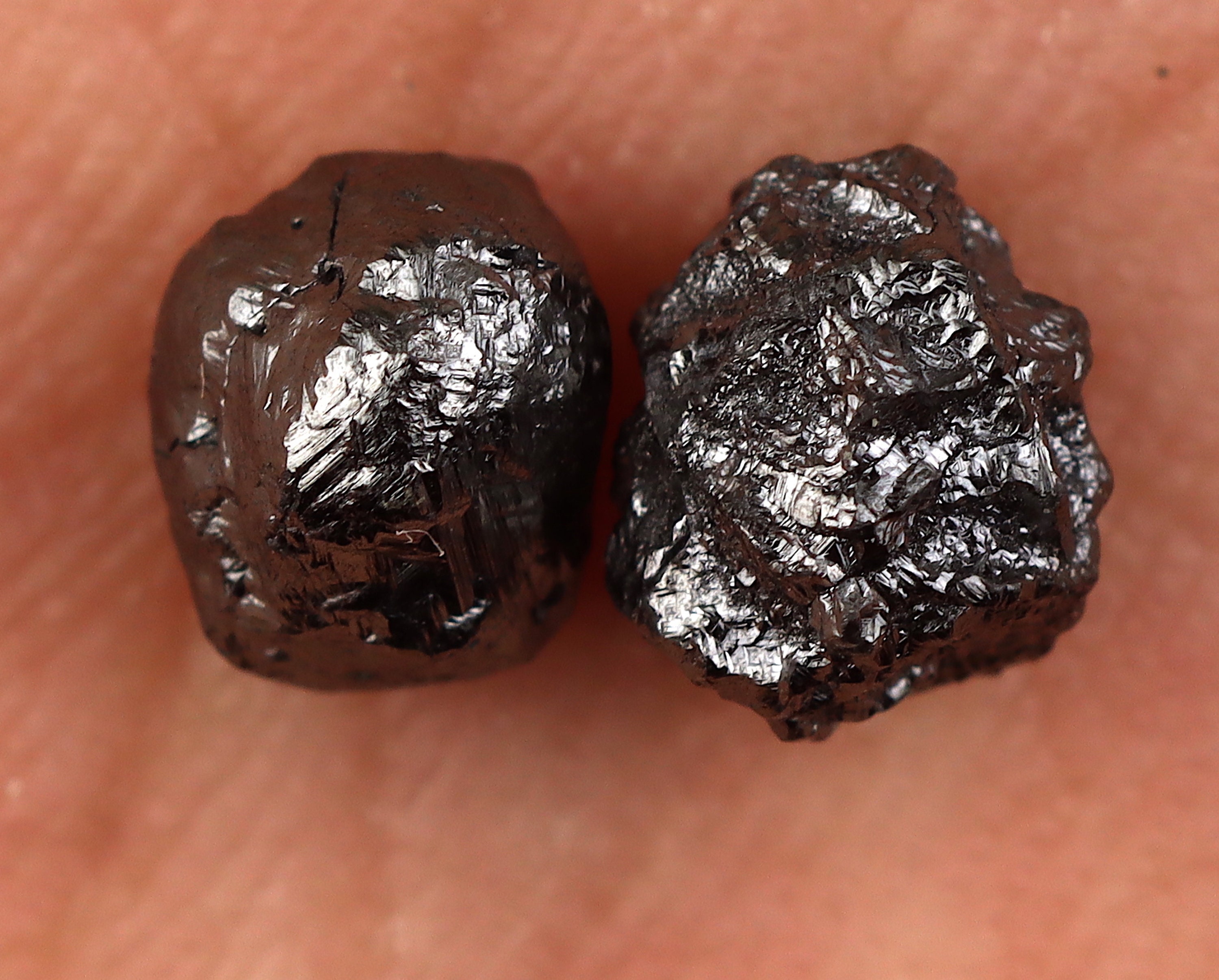 1 pcs 1.50 ct Black Rough Diamond Black Raw Diamond Uncut Etsy