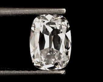 IGI Certified Old Mine Cushion Cut Lab Diamond | 1-5 CT VVS2-VS1 / D-E-F | CVD Loose Stone For Engagement Ring| Eco Friendly Vintage Diamond