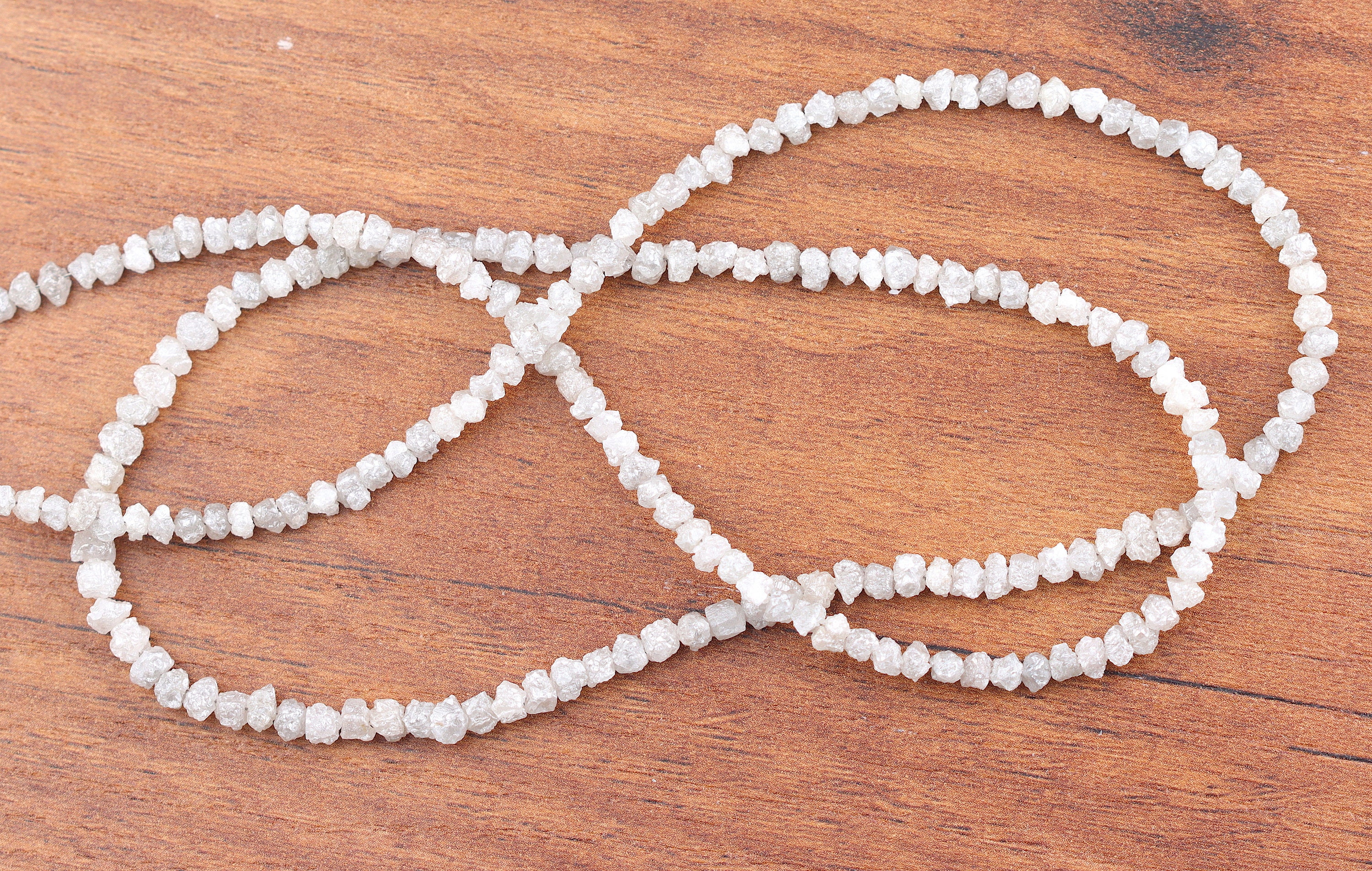 Natürliche weiße Diamant Rohdiamant ungeschnittene Diamant | Etsy