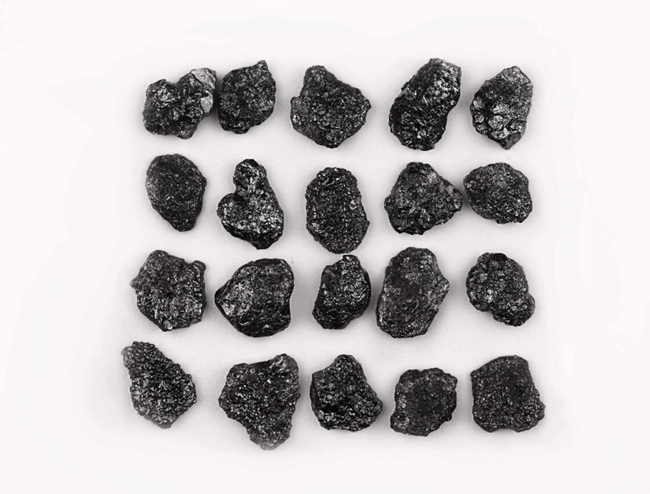 Rough Cut Black Diamonds Etsy Singapore