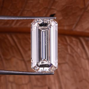 7.43 CT | Vvs/Vs Clarity E/F Color | Emerald Cut Lab Grown Diamond | IGI Certified Lab Diamond | Cvd Loose Diamond For Engagement Ring