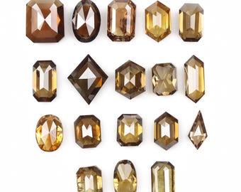 4,26 CT mooie kleur natuurlijke losse groothandel | Gemengde vorm met aarde gewonnen rustieke diamanten | Levering sieraden maken | 3,60-5,70 MM GDB76