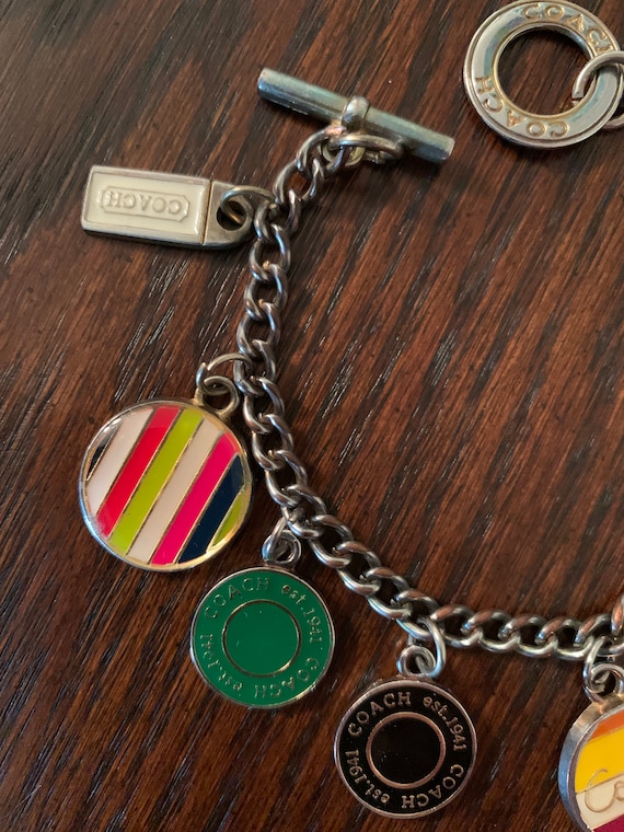 VINTAGE COACH Charm Bracelet Gem