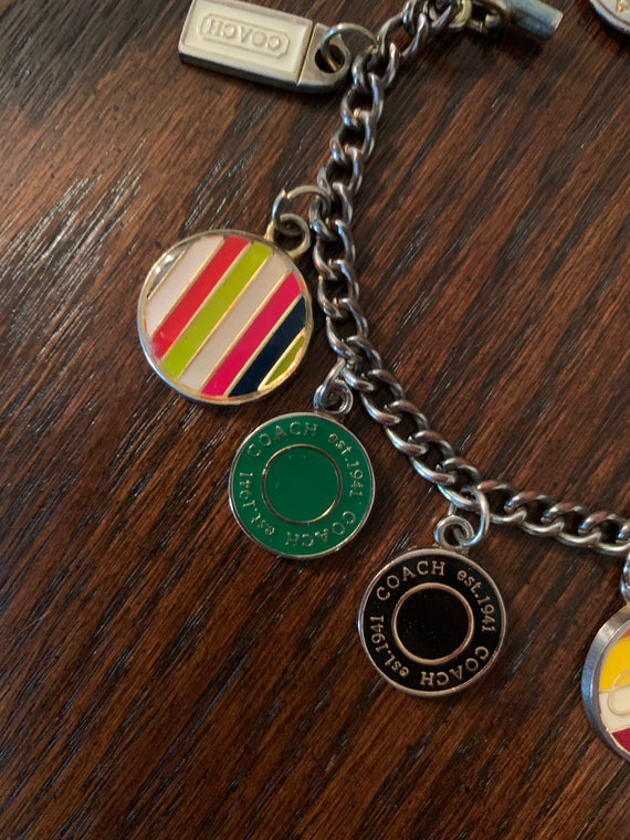 VINTAGE COACH Charm Bracelet Gem