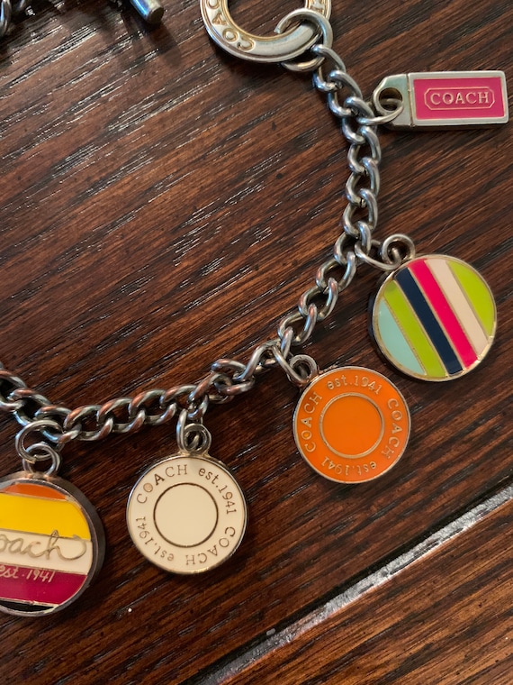 VINTAGE COACH Charm Bracelet Gem