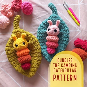 PDF NO-SEW Pattern Cuddles the Camping Caterpillar *Digital File Only*