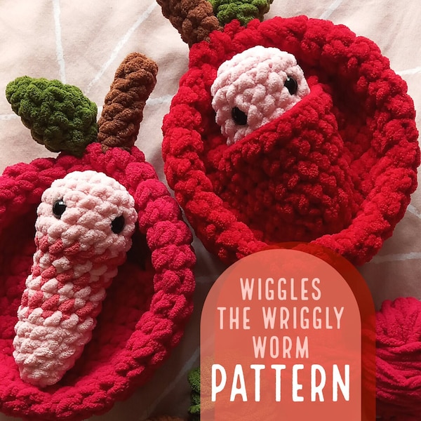 PDF LOW-SEW Pattern Wiggles the Wriggly Worm *Digital File Only*