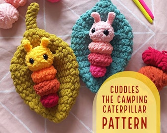 PDF NO-SEW Pattern Cuddles the Camping Caterpillar *Digital File Only*