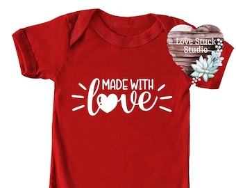 Made With Love Bodysuit \ Love \ New Baby