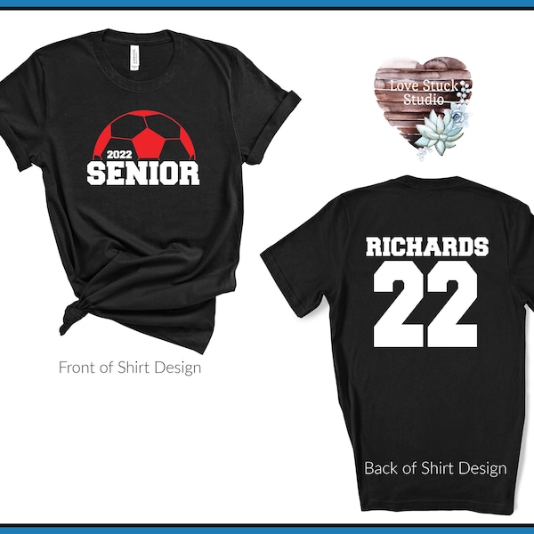 Soccer Senior 2024, Personalized Soccer Shirt, Senior Shirts