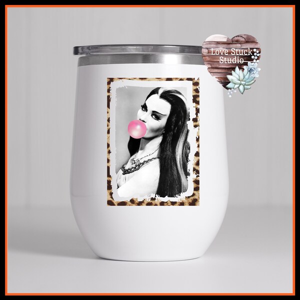 Lily Munster Stainless Wine Tumbler - 12 oz