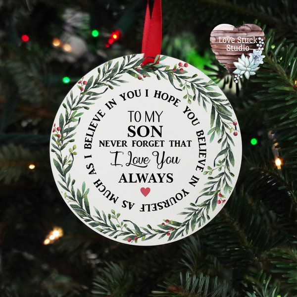 To My Son Ornament - Ornaments for My Son