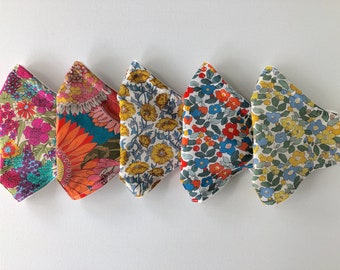 Liberty London Floral Face Mask, Handmade Cotton Mask with Nose Wire