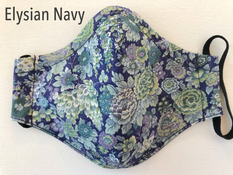 Liberty of London Face Mask Nose Wire Pretty Floral Made Etsy