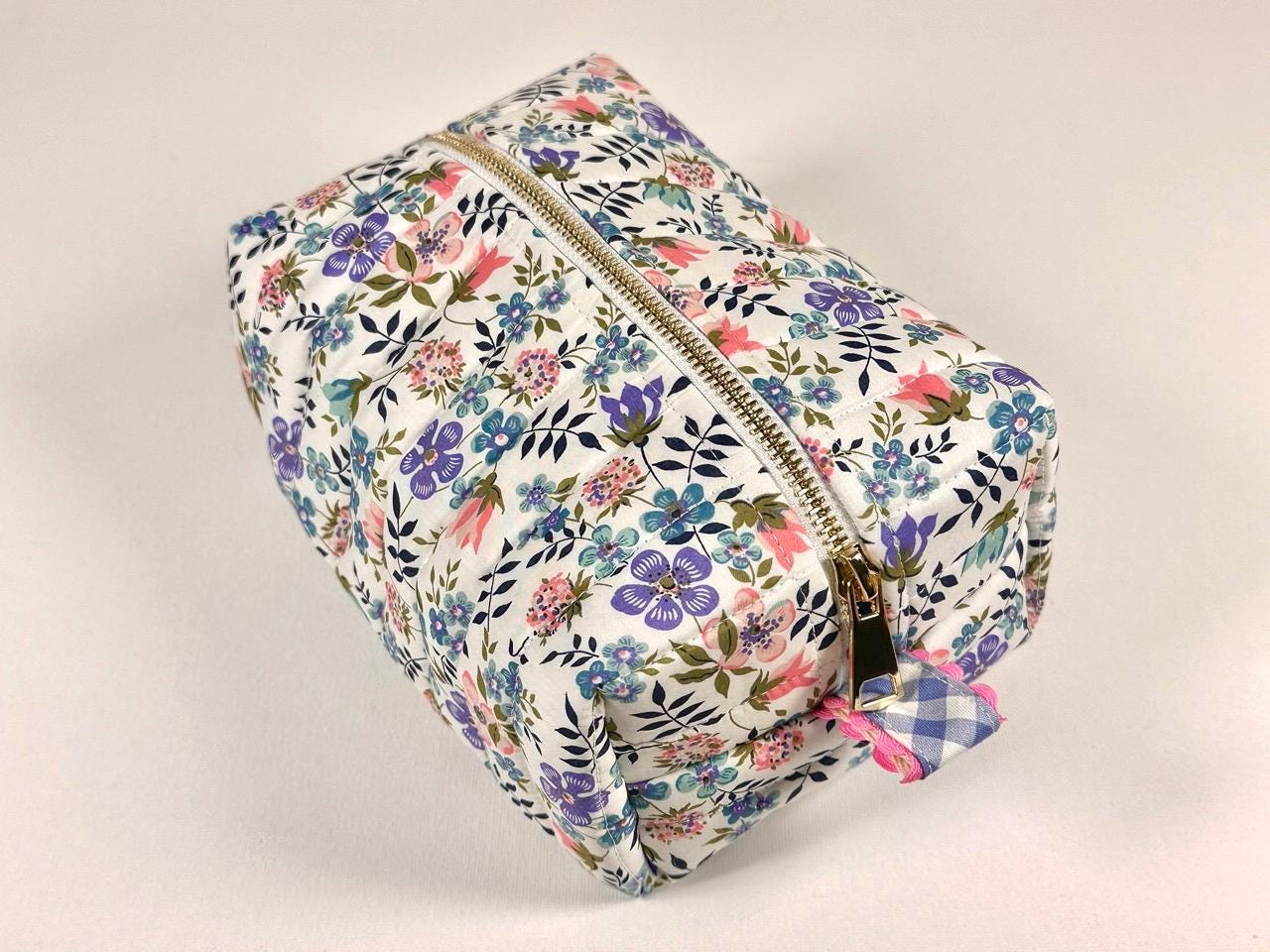 Liberty London Quilted Bag, Makeup, Travel, Cosmetic, Toiletry