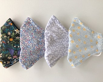 Liberty of London Floral Face Mask | USA Made, Washable, Lightweight