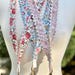 Liberty London Floral Lanyard, Pink Tassel, Ric Rac Trim, Handmade - Etsy