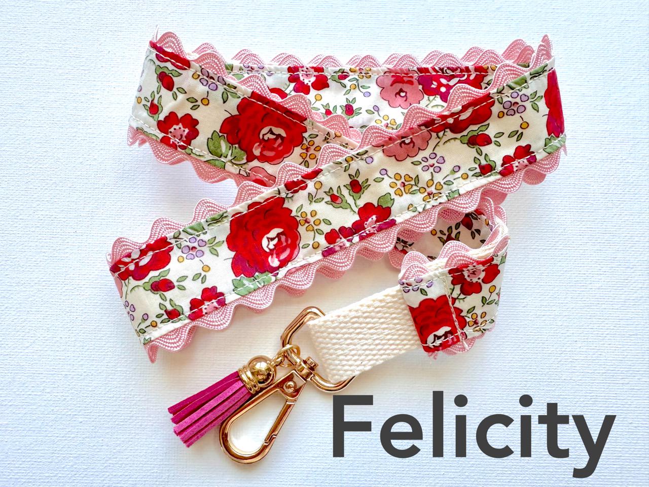 Liberty London Floral Lanyard, Pink Tassel, Ric Rac Trim, Handmade - Etsy