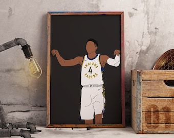 Victor Oladipo Faceless Line Art Illustration Poster DIGITAL Print