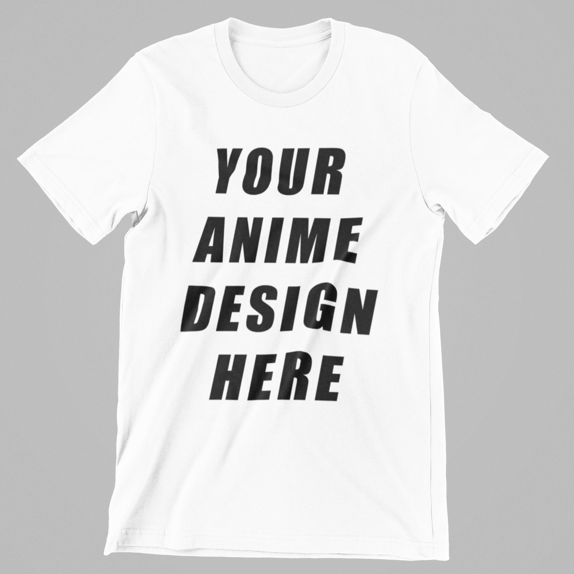 Unisex Personalized Anime T Shirt Custom T Shirt Anime Shirt Etsy