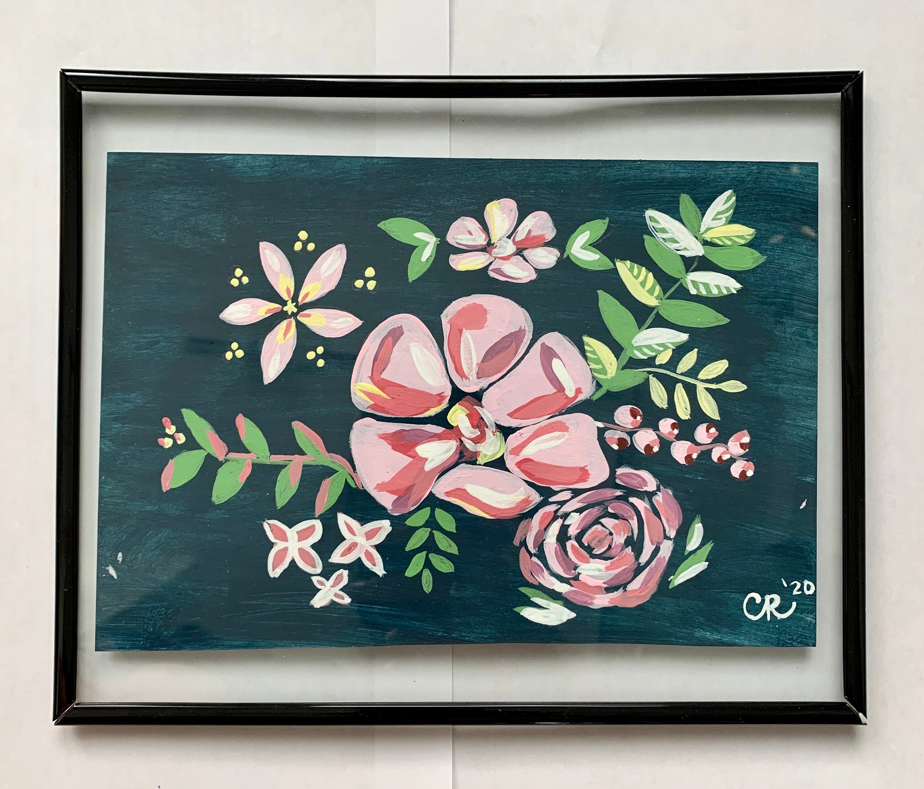 Original Abstract Floral Painting | Etsy