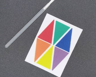 10 paletas de pintura comestibles con pinceles (PYO, pinta tú mismo) (vendedor del Reino Unido)