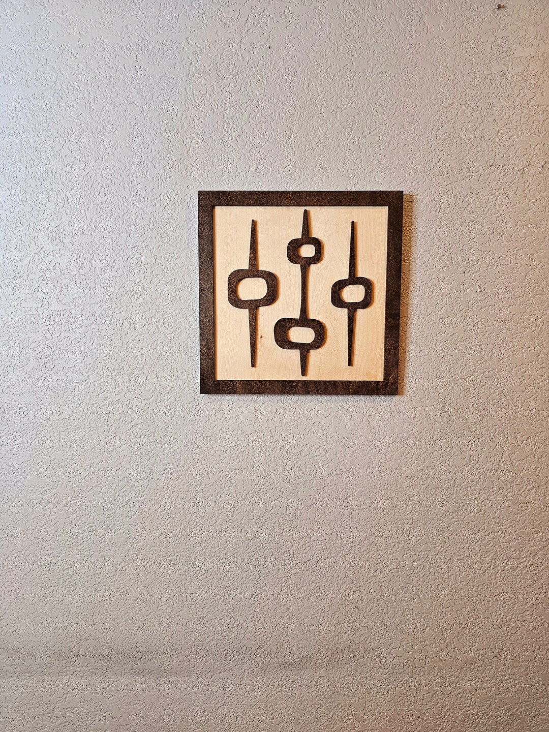 Mid Century Modern Wood Wall Art Retro Style Wall Decor - Etsy