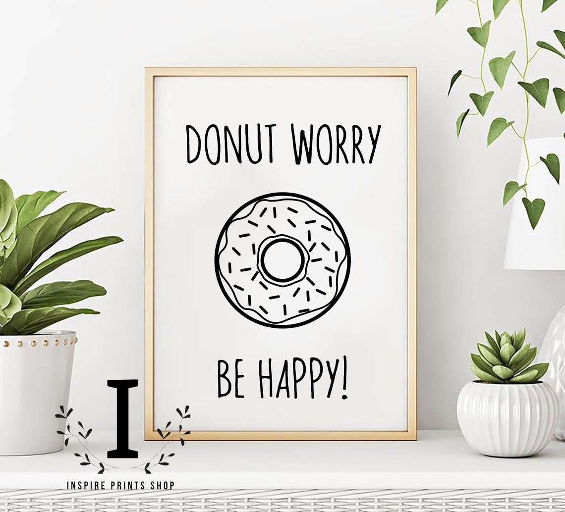 Donut muur decor positieve citaten Etsy Donut muur decor positieve citaten Etsy