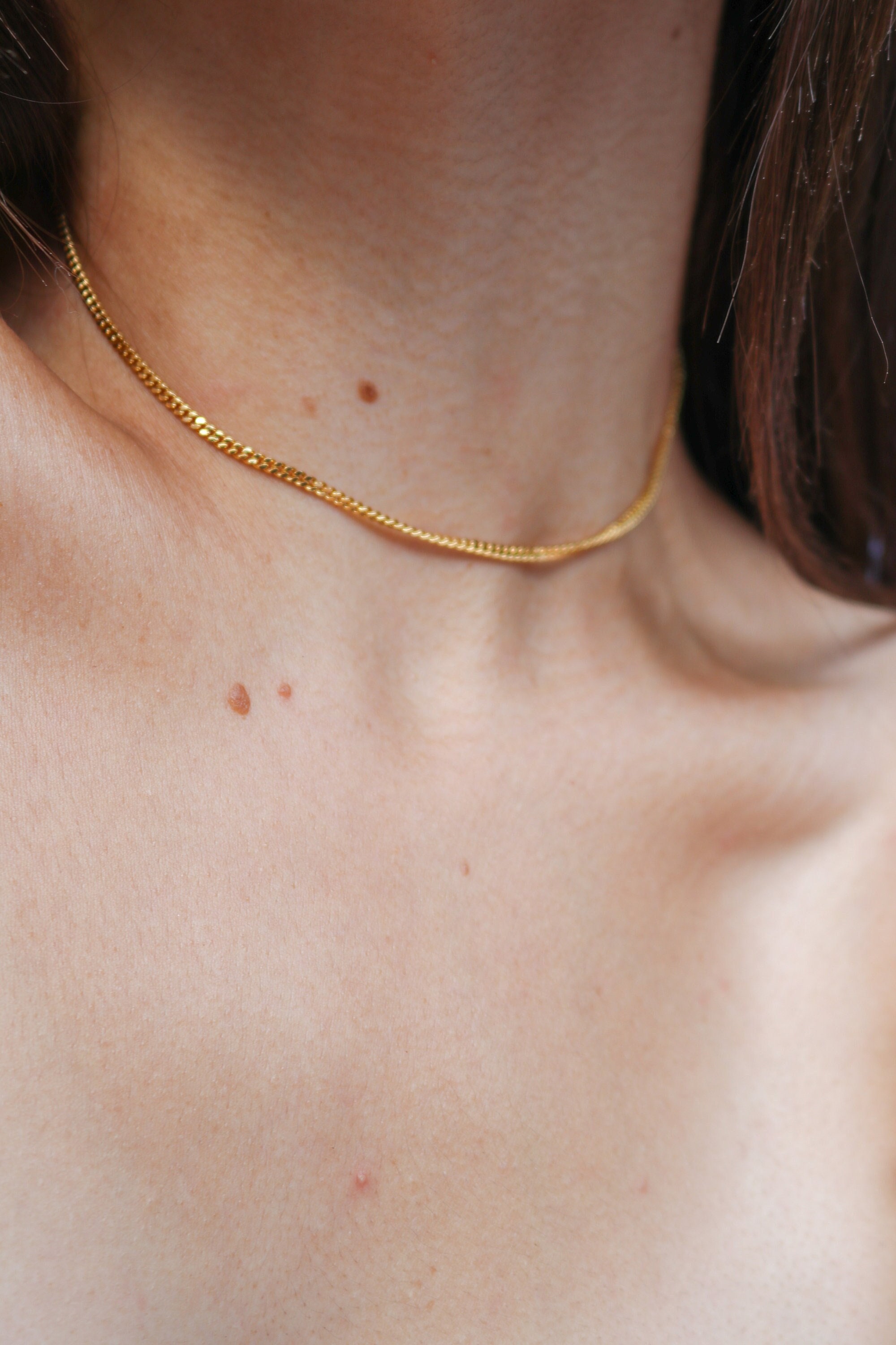 24k Gold Filled Cuban Chain Choker 