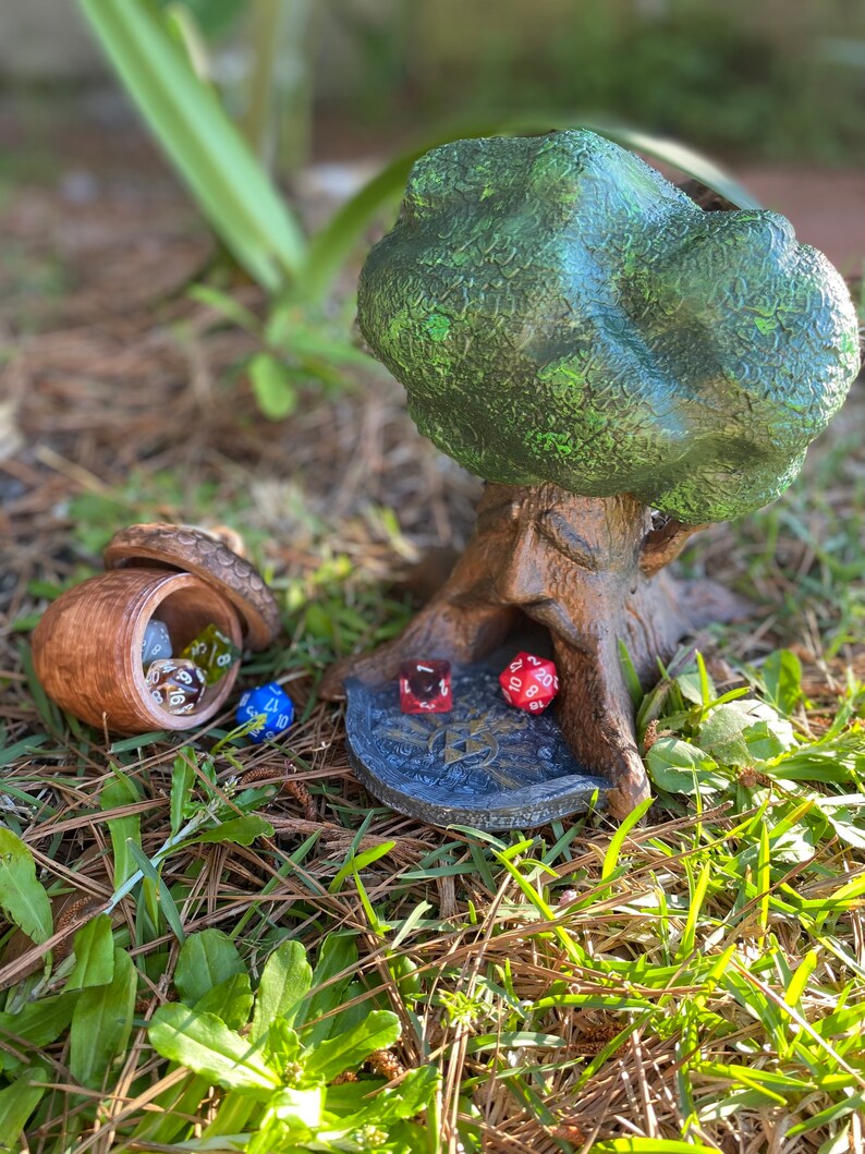 3D Printed Great Deku Tree Dice Tower Legend of Zelda Dice Etsy