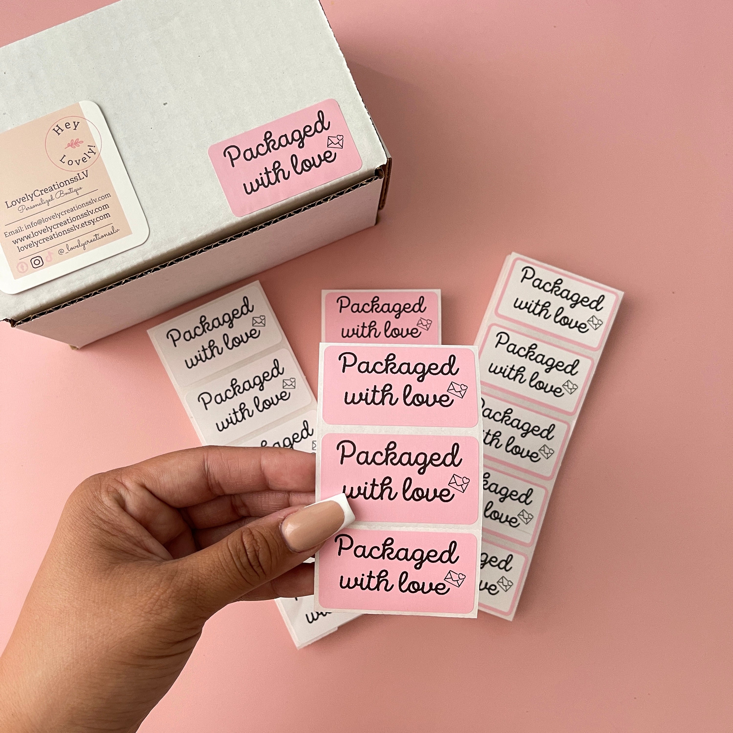 Packaging Stickers Small Business Sticker Packaged With Etsy