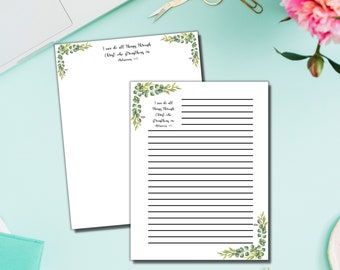Printable Writing Letter | Stationery Pages | Lined & Unlined Paper | Penpal Stationery