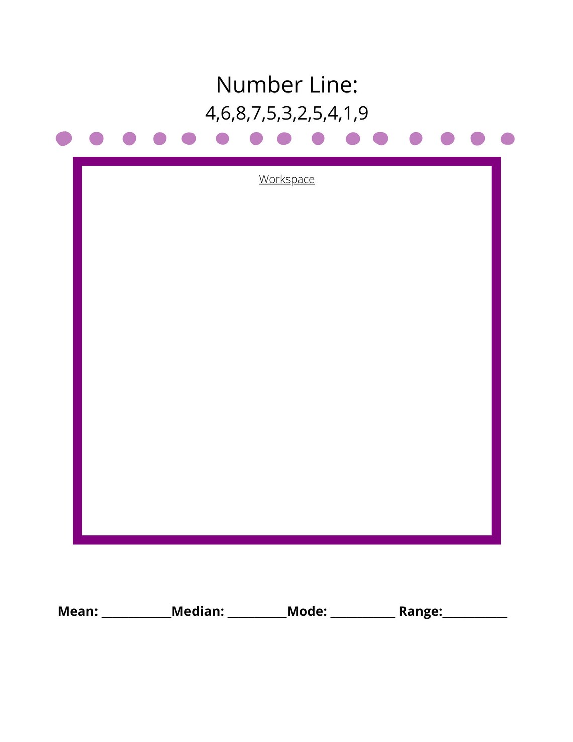 Mean Median Mode And Range Worksheet Set Used For Elementary Etsy Mean Median Mode And Range Worksheet Set Used For Elementary Etsy