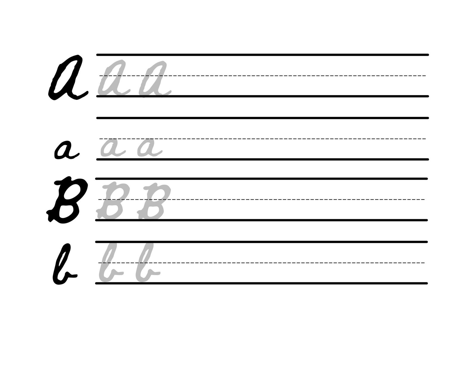 Cursive Writing Practice, Handwriting Worksheets, Printable Cursive