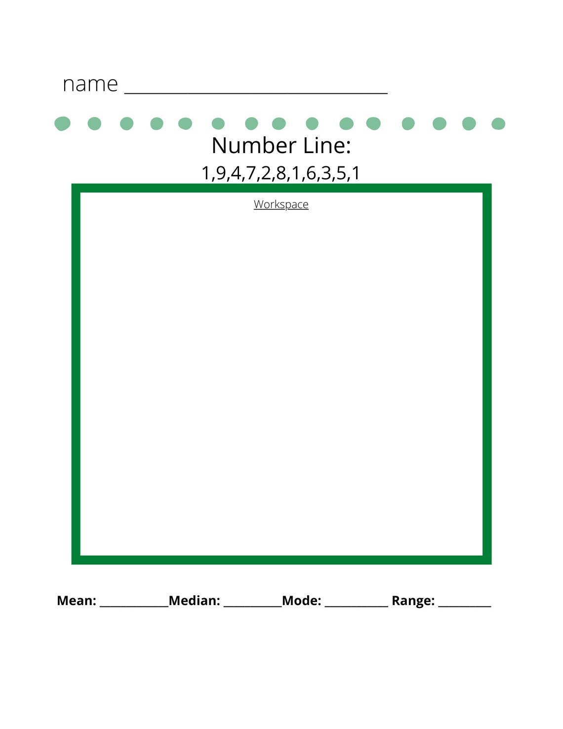 Mean Median Mode And Range Worksheet Set Used For Elementary Etsy Mean Median Mode And Range Worksheet Set Used For Elementary Etsy