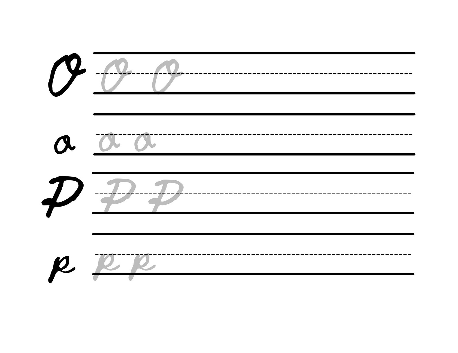 Cursive Writing Practice, Handwriting Worksheets, Printable Cursive