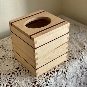 Wooden Tissue Box Cover