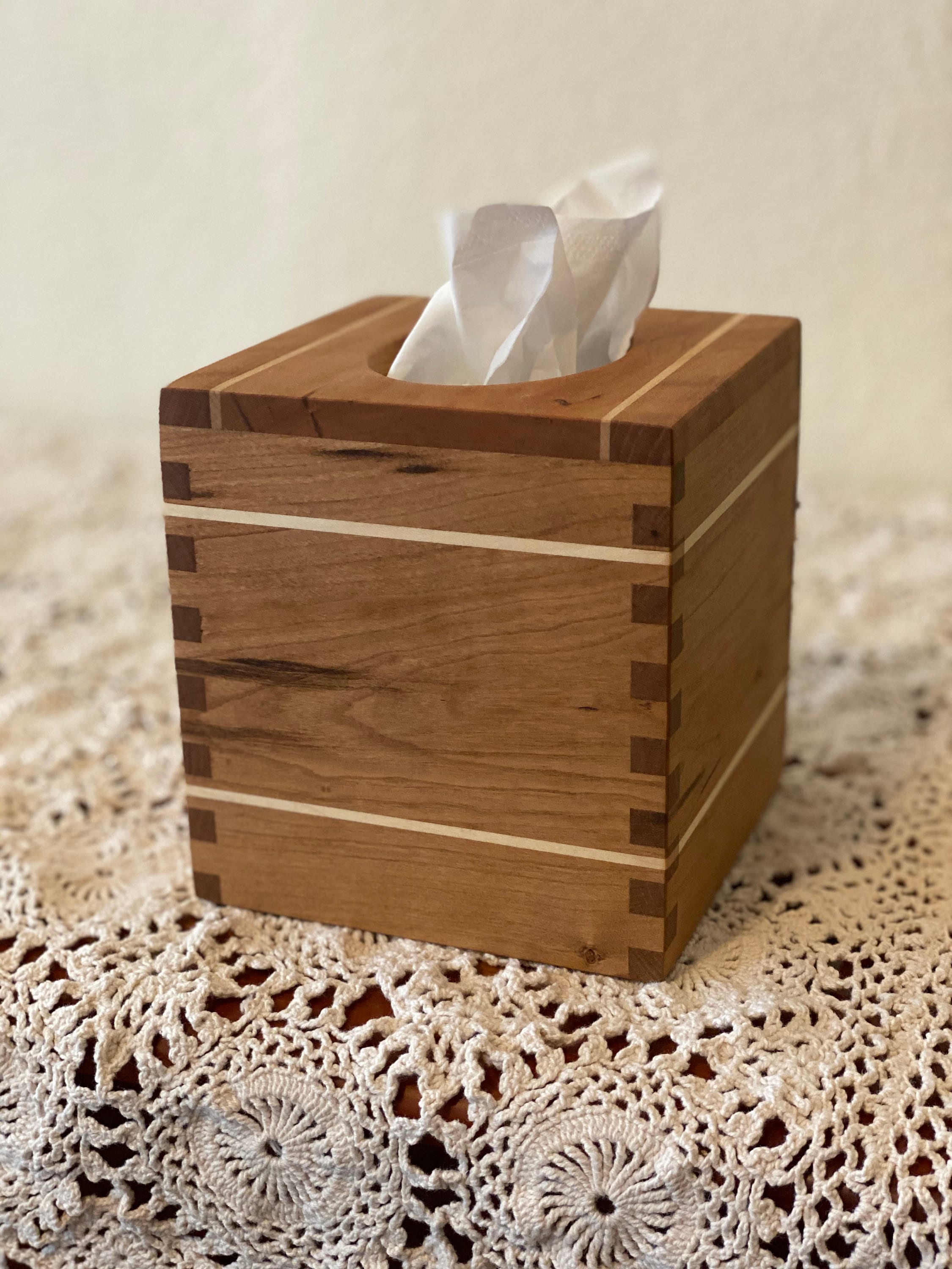 Wooden Tissue Box Cover - Etsy