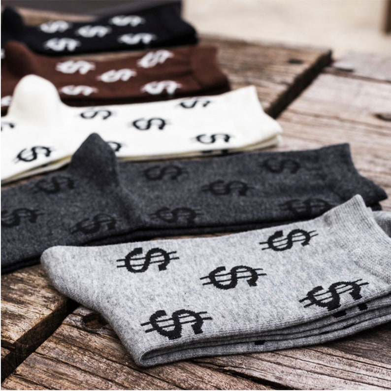 DOLLAR DOLLAR Socks Unisex Multiple Colours Available Etsy