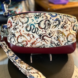 Bolso de mano tipo sobre con diseño variado: usted elige el DISEÑO. Totalmente forrado.